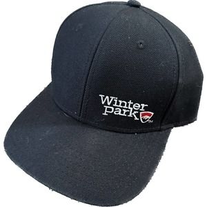 Winter Park Ski Staff ‘20 ‘21 Embroidered Wool Blend Black Snapback Hat